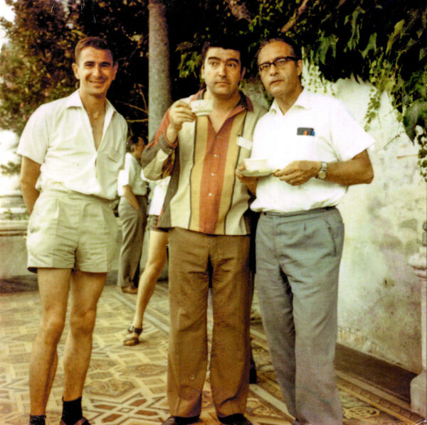 Varenna 1970 Les profs Amrein, Piron et Jauch