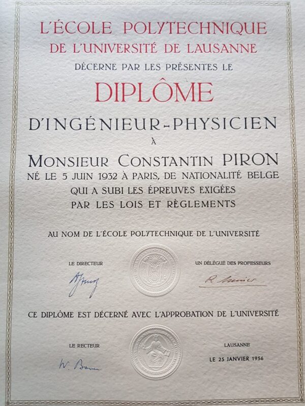 Diplôme EPUL